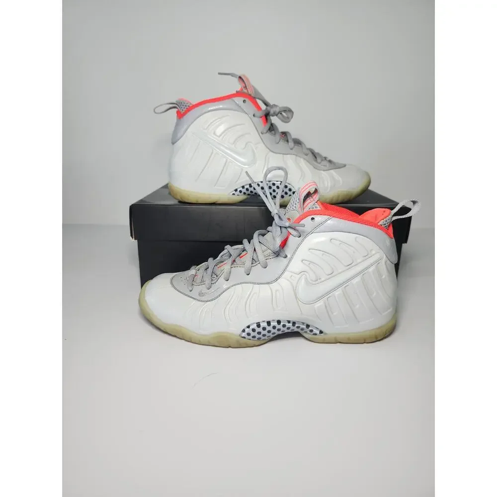 Nike Little Posite Pro Pure Platinum 7Y Athletic Sneaker Streetwear With Box
